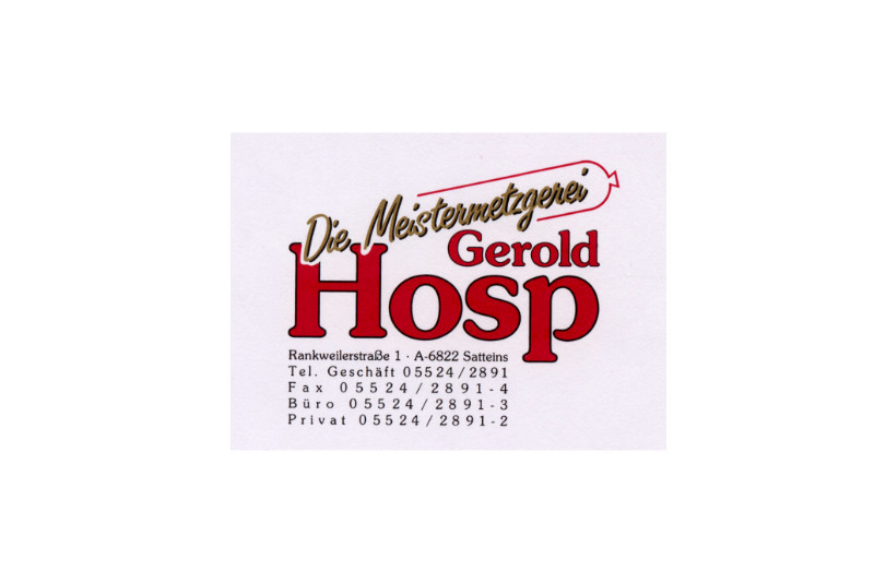 Metzgerei Hosp
